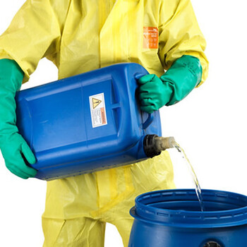 ANSELL 37-185 手套加长加厚丁腈防化手套防酸碱耐有机溶剂应急处理手套 定做 1双9#