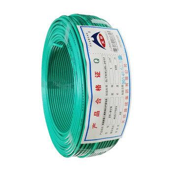 天环 ZR-BVR-450/750V-1*1.0 阻燃单芯多股铜芯软电线 100米 绿色