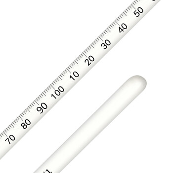 匡建仪表（CONJANT）中兴高精密温度计 工业玻璃棒液体测温仪 手工雕刻款 0-300℃（水银款分度值1） 