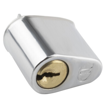 海斯迪克 HKLY-128 消防门锁芯 防火门锁芯逃生锁电箱锁芯 铜芯不通开（3把钥匙）