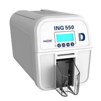 译维（Ezscan）ING550证卡打印机PVC工作证门禁会员卡制卡机ic卡片打印机