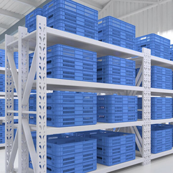 京酷KINKOCCL加厚塑料周转箱五金零件盒塑料筐物料收纳盒可配盖养龟箱白色长347*宽248*高94mm