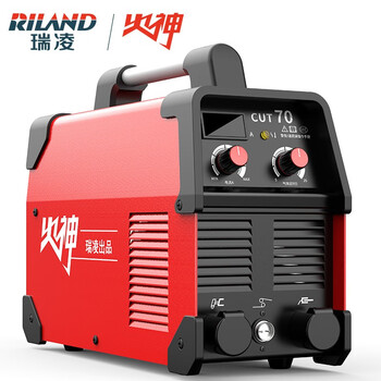 瑞凌等离子切割机外置气泵工业级两用CUT70焊机 220v等离子切割机CUT70标配