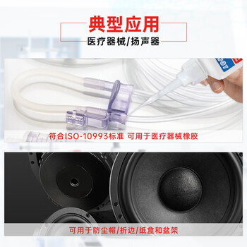 乐泰/loctite 435瞬干强力胶 快速固化 塑料金属橡胶和弹性材料 透明液体胶水 20g 1支