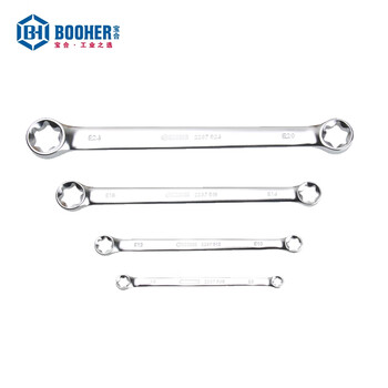 宝合(BOOHER)4件套全抛光花型扳手
