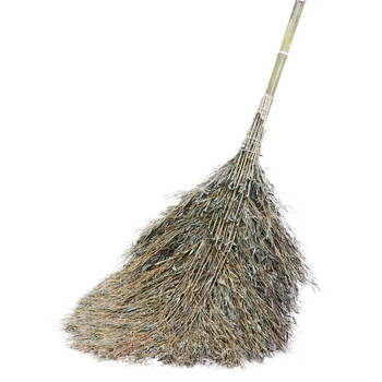 康丽雅 K-0085 竹柄大扫把 环卫竹扫把户外大号笤帚扫帚马路扫 竹柄5斤-5把装