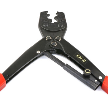 压线钳棘轮式台湾OPT省力快速冷压端子钳针管式C型绝缘裸线耳 KH-9 KH-9 铬钒合金钢 现货