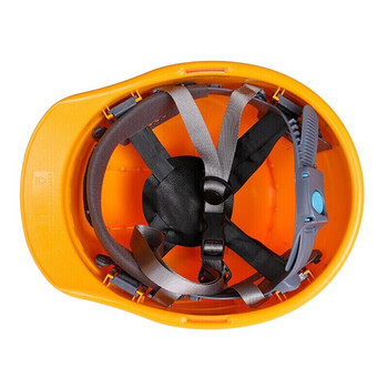 星工（XINGGONG）透气安全帽工程工地建筑施工防砸抗冲击头盔ABS免费印字黄