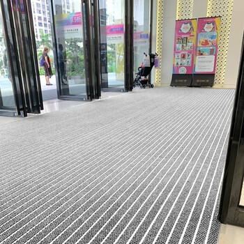 爱柯部落 宽纹卡扣铝合金地垫 商场专用版 一平方米定制 D-036