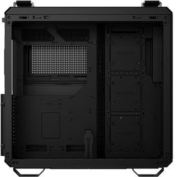 华硕TUF GAMING GT502 弹药库机箱 双仓设计/免工具拆卸/黑色海景房/创新散热/GPU支架