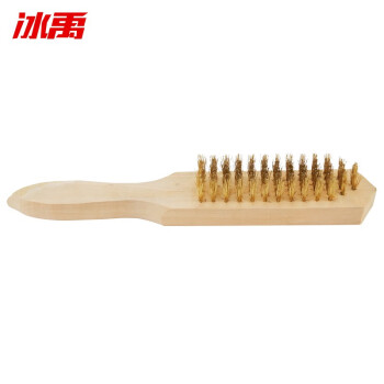 冰禹 GH-001 工业不锈钢丝刷 清洁工具钢丝刷 专用手持除锈刷 6排钢刷（12个/件）