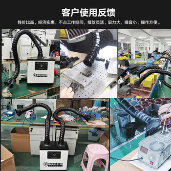 斯美亚(SMY) SMY6181 单工位圆罩 烟雾净化器 小功率激光车间烙铁焊锡打标除烟尘过滤空气 手动旋钮款