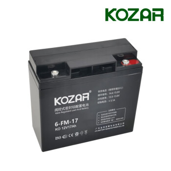 KOZAR蓄电池-阀控式密封铅酸蓄电池-迈骏KO系列(24Ah以下) 6-FM-17(KO12V17Ah)
