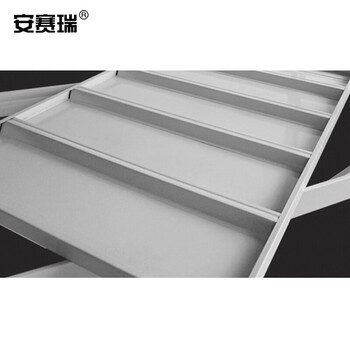 安赛瑞 钢制仓储货架层板 货架配件分层隔板（5块装）白色 适用货架200*50cm 13327