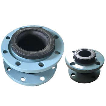 巨成 阀门 16KG国际橡胶软接头DN100 1.6MPa  1个装 企业定制