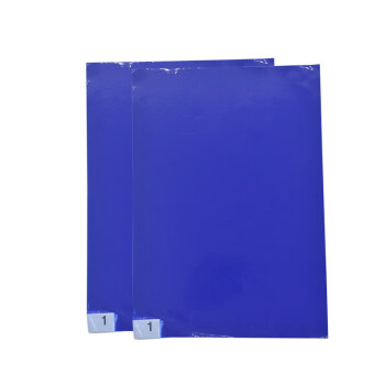 庄太太 90*120cm加大蓝色300张3丝 粘尘垫可撕式地板防尘垫ZTT-9046