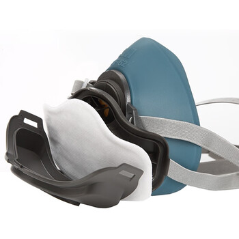 3M HF-52 单罐硅胶防尘套装 舒适版 防工业粉尘花粉雾霾面具 1套/袋 网络款 企业专享