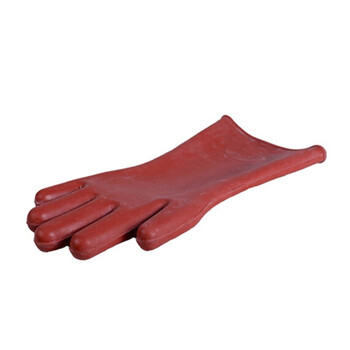 双安 12KV橡胶绝缘手套（直板）带电作业电力配电房安全防触电