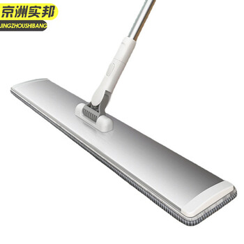 京洲实邦 40cm 免手洗大号铝板平板拖把旋转木地板瓷砖地 JZSB-8013