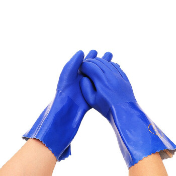 东亚 806浸塑手套 PVC耐油防水防酸碱耐磨防腐蚀防护手套L码 1副（2的倍数起订）