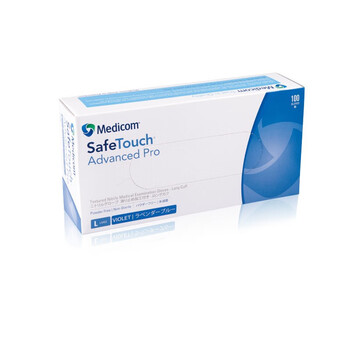 麦迪康 1131D 12寸一次性丁腈手套 防油耐酸碱手套 WXJ定制 100只/盒 L码