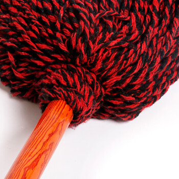 庄太太【五把起售】圆头木杆老式拖把工厂保洁棉线吸水地拖