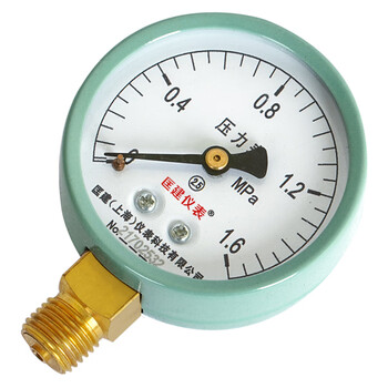 匡建仪表（CONJANT）Y-60 压力表0-1.6mpa水压表 自来水空气地暖压力测量M14*1.5螺纹