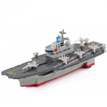 合金航母模型仿真游轮船导弹护卫舰驱逐舰军舰回力男孩儿童玩具船航空