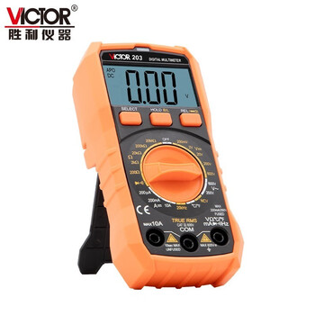 胜利仪器（VICTOR）数字万用表自动量程万用表数字智能高万能表电流表 VC201 标配现货