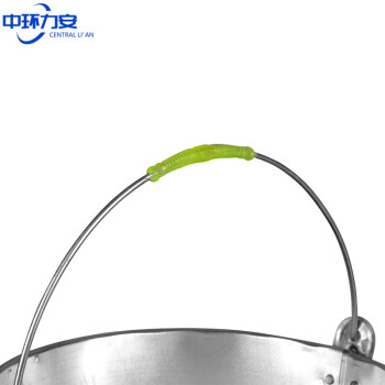 中环力安【8L】圆形加厚手提大号镀锌桶