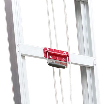 兴航发 铝合金伸缩人字梯子6M 收3.3米升5.5米内抽拉高强度铝合金人字梯 加厚加固升降人字梯工程梯子