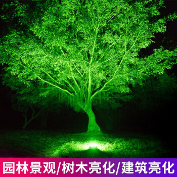 晚晚树灯七彩照树灯户外防水led绿化灯庭院树木装饰灯彩色园林亮化投