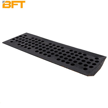 贝傅特 减速带橡胶减速带汽车乡村公路道路坡道加高斜坡缓冲带减速垄螺栓1000*350*50mm