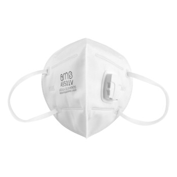 安美尚（ams）A9501V 折叠式防尘口罩（KN95 带阀）防尘防飞沫  1盒（25只/盒）