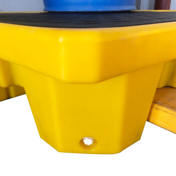 知旦防渗漏托盘610101四桶平台130*130*15cm盛漏量32加仑/120L