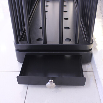 迪恩斯（DEANS）雨伞架酒店大堂高档商用雨伞收纳放伞架售楼部雨伞放置架公司银行雨伞存放架 J-53黑色烤漆