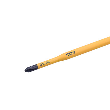 安力士牌（ANEX）进口1000V耐高压No.7900绝缘电工螺丝刀(PH2) 6.0X150mm 十字起子 螺丝批改锥