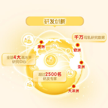 伊利金领冠育护【5倍DHA好脑力】幼儿奶粉3段(1-3岁)1200g三联装