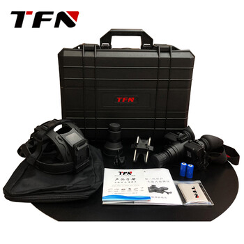 TFN MWH系列 夜视仪 头盔式双目单筒夜间巡逻微光夜视仪 超二代等级 高稳定性 高精度 MWH3 3倍倍率 