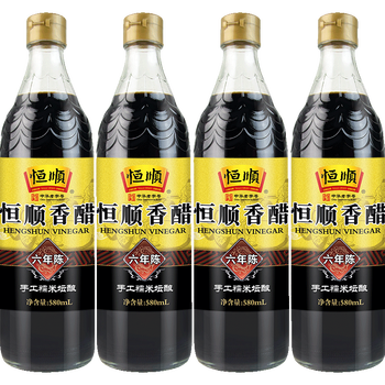 恒顺香醋镇江六年陈家用特产食用纯粮酿造无添加防腐剂