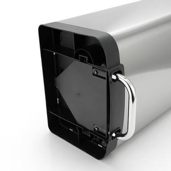 科力邦（Kelibang）不锈钢垃圾桶 脚踏方桶大号带盖分类垃圾桶户外环保可回收垃圾箱 30L KB1084 本色