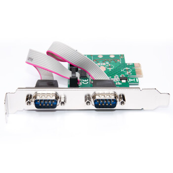 魔羯MOGE PCI-E串口卡电脑COM口扩展卡pcie转RS232工控机9针转接卡 MC2322