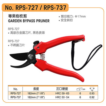 罗宾汉（RUBICON）RCZ-727电工剪刀 不锈钢多用剪 电工工具 8寸 203mm