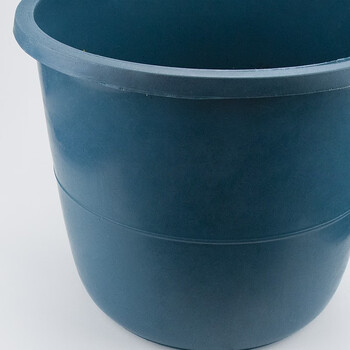 赫思迪格 JG-458 泥工瓦工小灰桶 建筑工地用牛筋桶 塑料桶 耐磨加厚水泥桶 29cm加强款绿色带提手