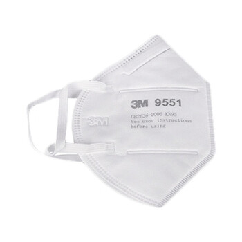 3M 9551口罩防飞沫KN95防护等级工业粉尘雾霾PM2.5自吸过滤式防颗粒物呼吸器50只装DKH