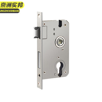 京洲实邦【155轻弹簧】通用型木门房门锁芯不带钥匙JZSB-9564B