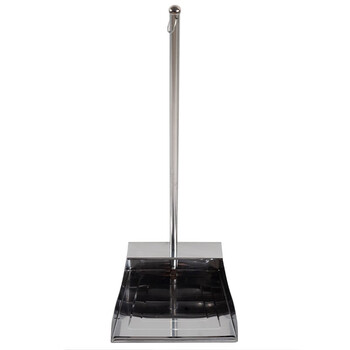 海斯迪克 不锈钢簸箕垃圾铲 大号A型(5个起订) 扫地畚斗清洁用品 HKZ-4