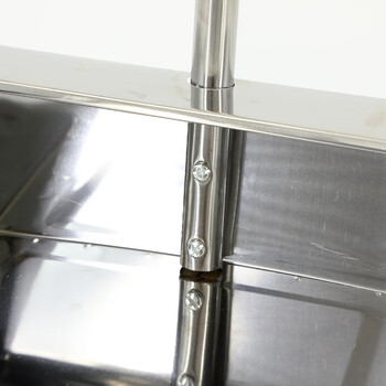 欧彤（OUTONG）TO-0226 不锈钢簸箕环卫物业垃圾铲长柄单个铁簸箕垃圾斗 A款大号