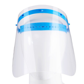 者也（ZYE）可调节透明防护面罩 隔离面罩 防油防雾防飞溅防唾沫面屏 支架+10片替换片