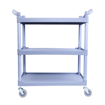 白云清洁（baiyun cleaning）AF08171 多用途三层推车 酒店仓盘收集车酒水车清洁车